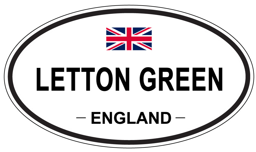 LETTON GREEN, England - Oval Magnet