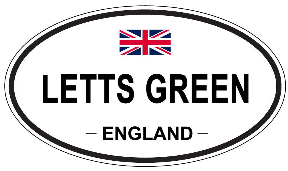 LETTS GREEN, England - Oval Magnet