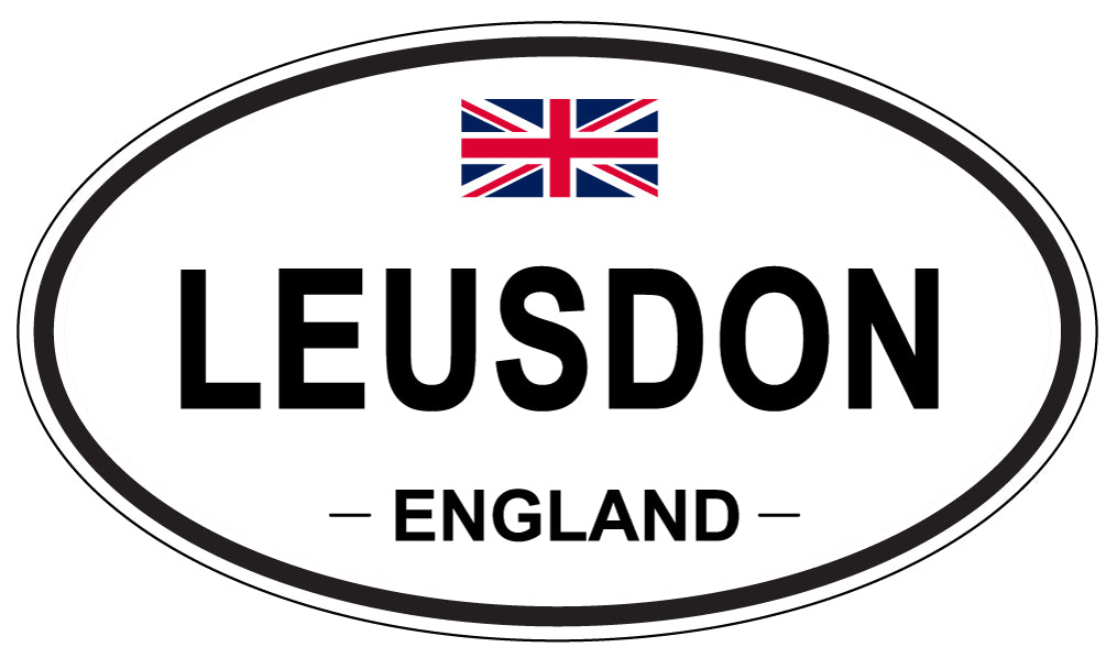 LEUSDON, England - Oval Magnet