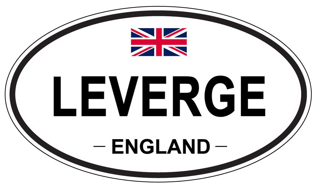 LEVERGE, ENGLAND - Oval Sticker