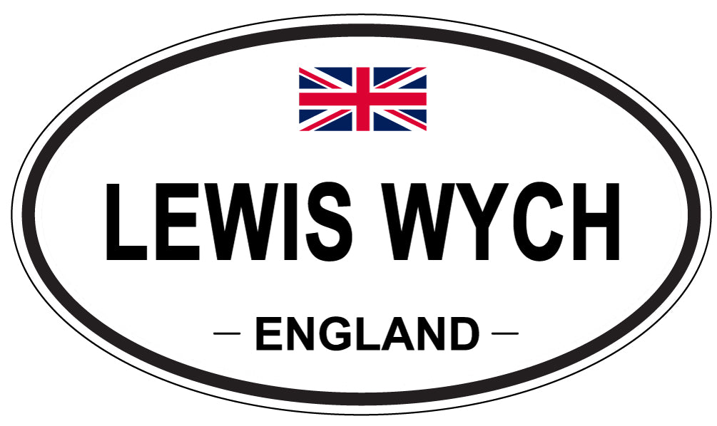 LEWIS WYCH, England - Oval Magnet
