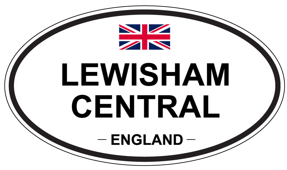 LEWISHAM CENTRAL, England - Oval Magnet