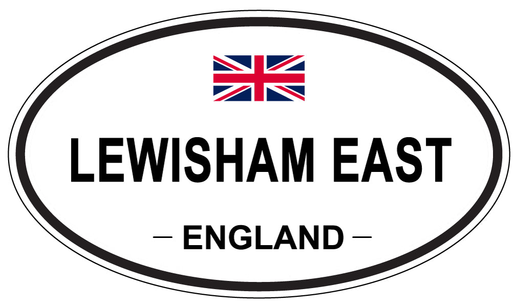 LEWISHAM EAST, England - Oval Magnet