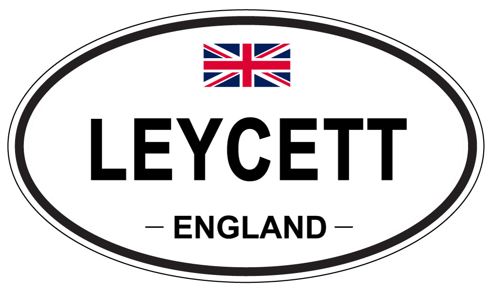 LEYCETT, England - Oval Magnet