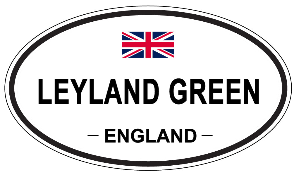 LEYLAND GREEN, England - Oval Magnet
