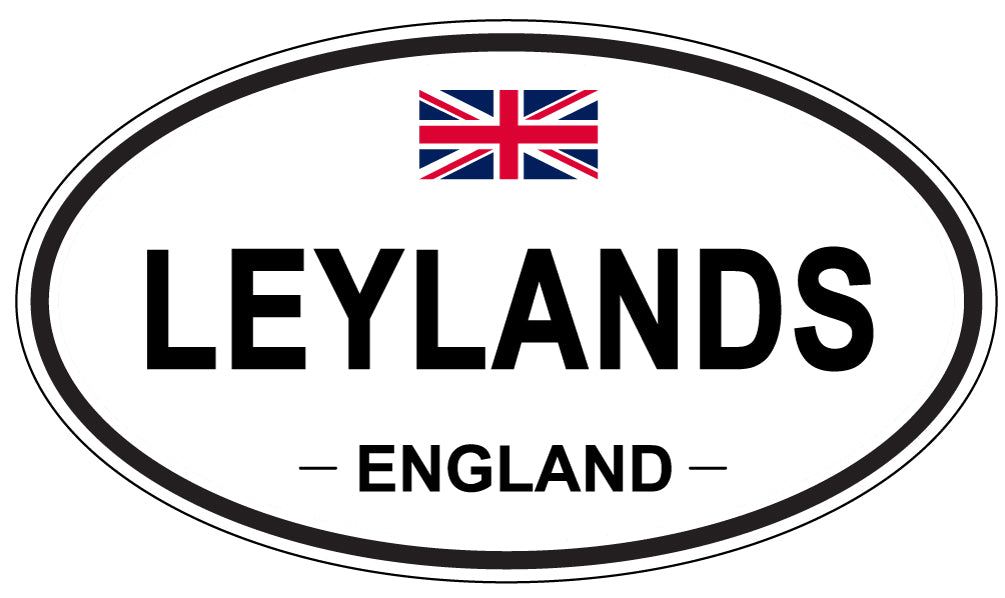 LEYLANDS, England - Oval Magnet