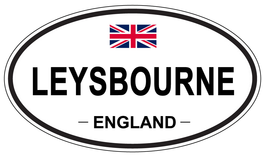LEYSBOURNE, England - Oval Magnet
