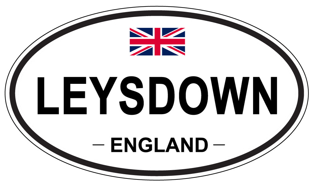 LEYSDOWN, England - Oval Magnet