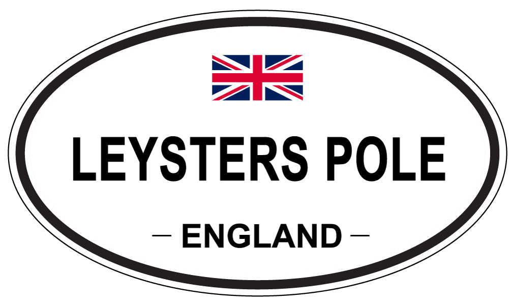 LEYSTERS POLE, England - Oval Magnet