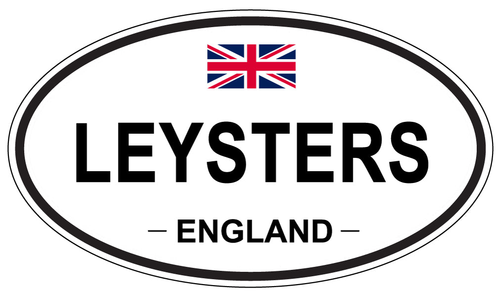 LEYSTERS, England - Oval Magnet