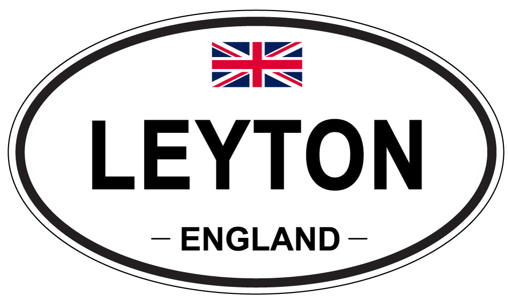 LEYTON, England - Oval Magnet