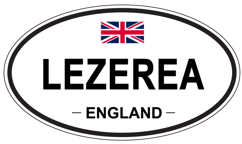 LEZEREA, ENGLAND - Oval Sticker