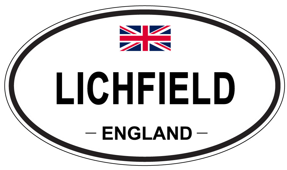 LICHFIELD, England - Oval Magnet