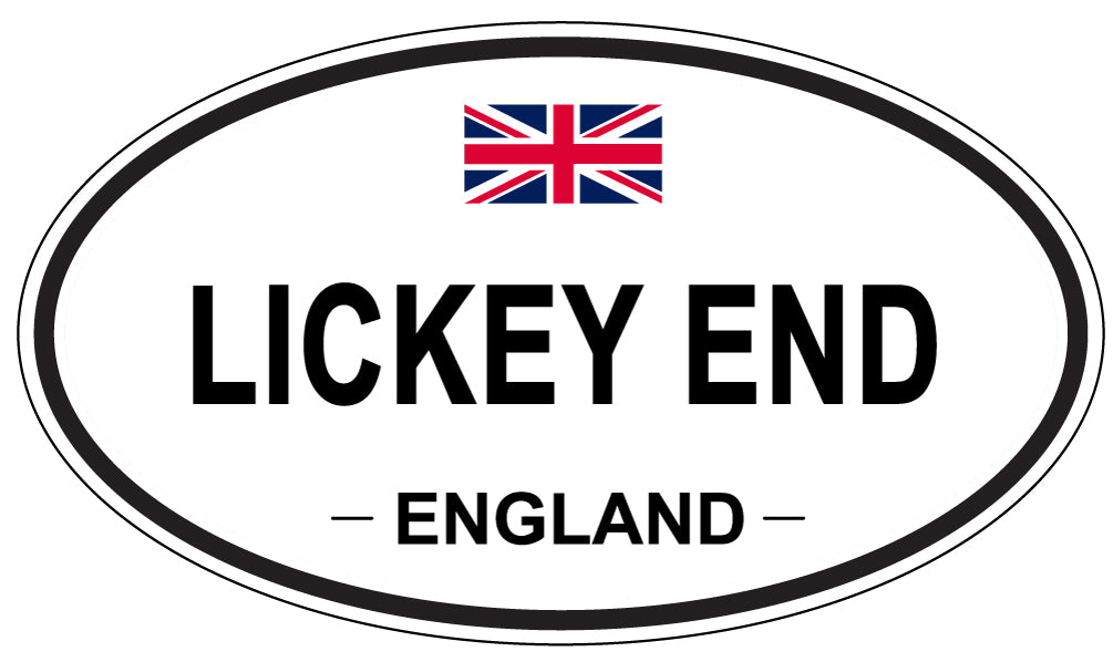 LICKEY END, England - Oval Magnet