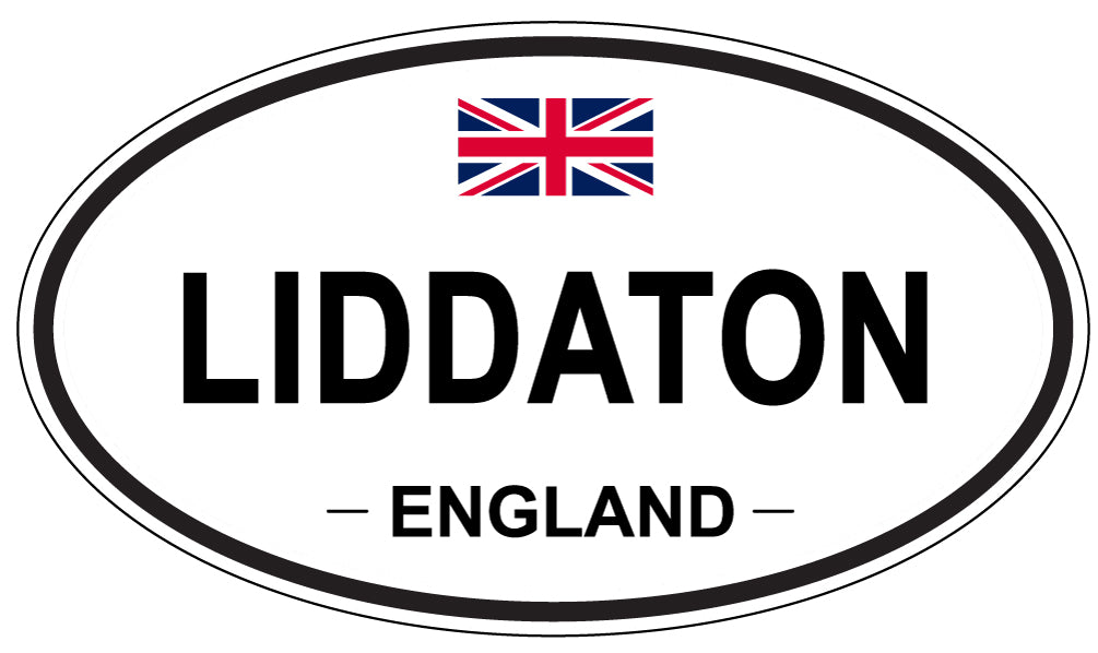 LIDDATON, England - Oval Magnet