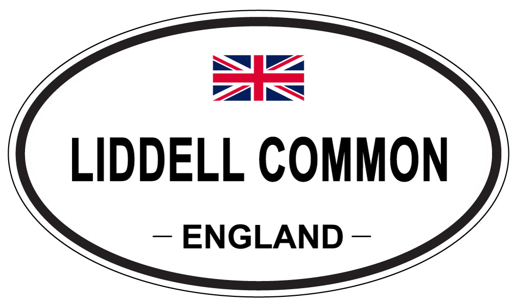 LIDDELL COMMON, England - Oval Magnet