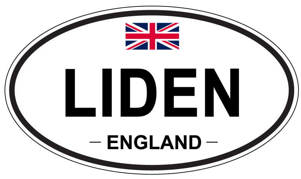 LIDEN, England - Oval Magnet