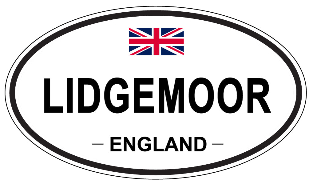 LIDGEMOOR, England - Oval Magnet