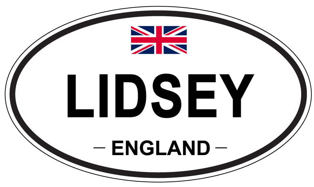 LIDSEY, England - Oval Magnet