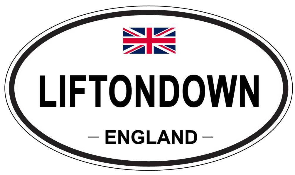LIFTONDOWN, England - Oval Magnet
