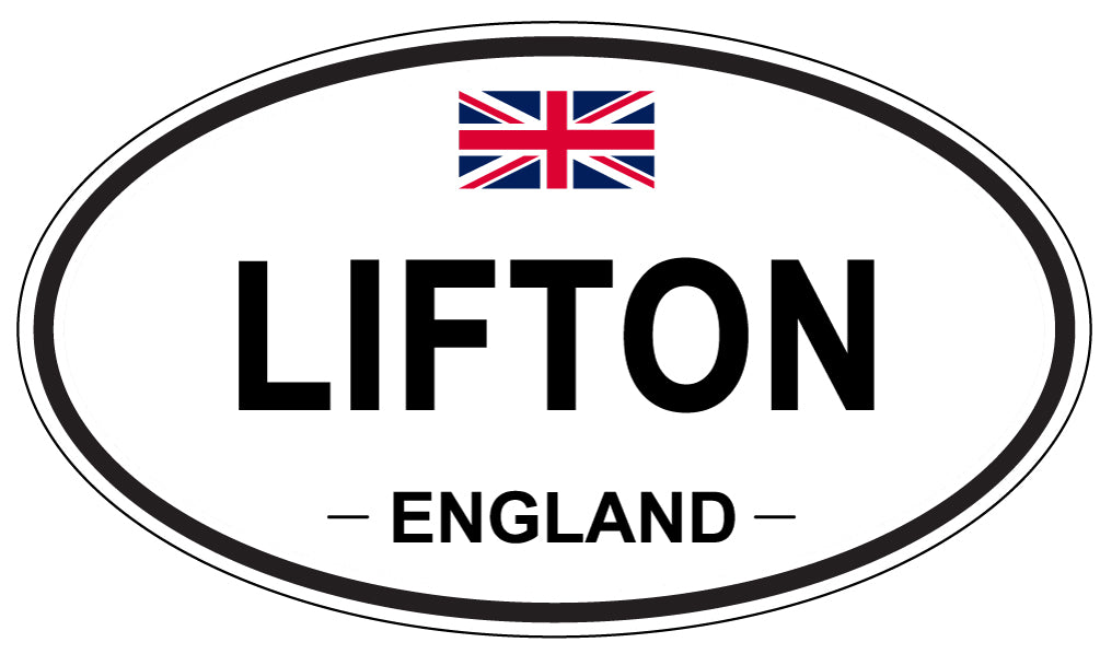 LIFTON, England - Oval Magnet