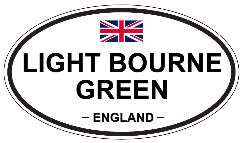 LIGHT BOURNE GREEN, England - Oval Magnet