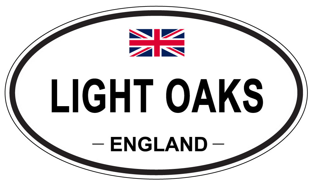 LIGHT OAKS, England - Oval Magnet