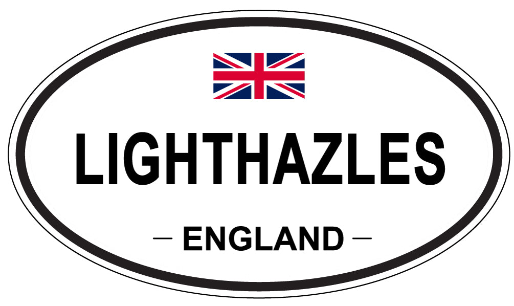 LIGHTHAZLES, England - Oval Magnet