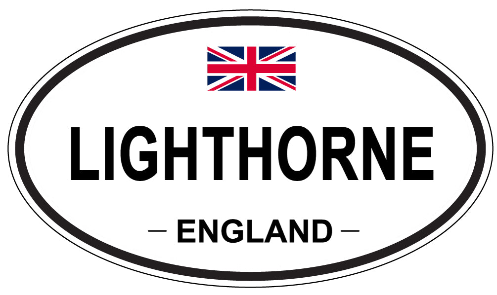 LIGHTHORNE, ENGLAND - Oval Sticker