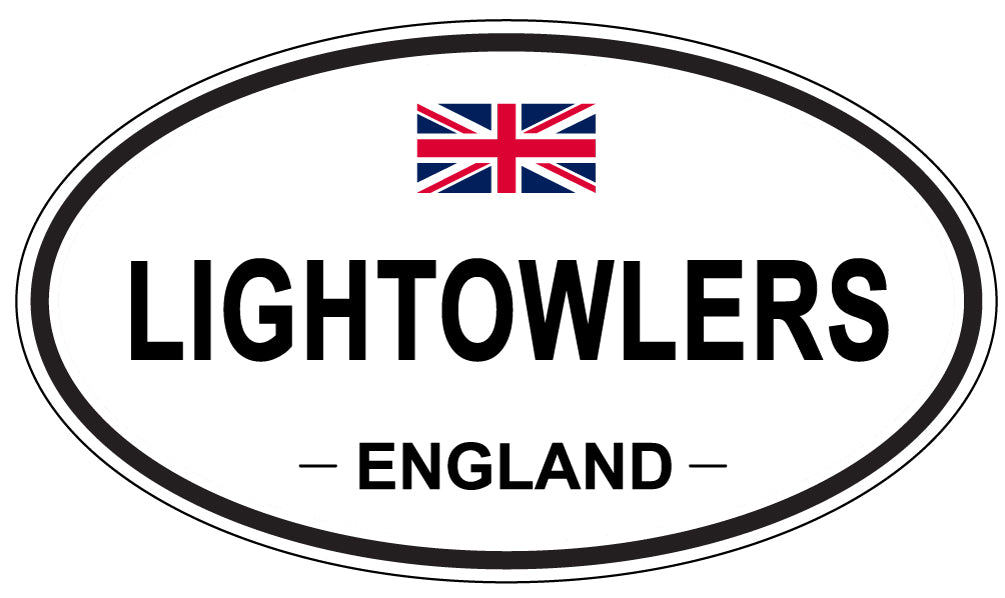 LIGHTOWLERS, England - Oval Magnet