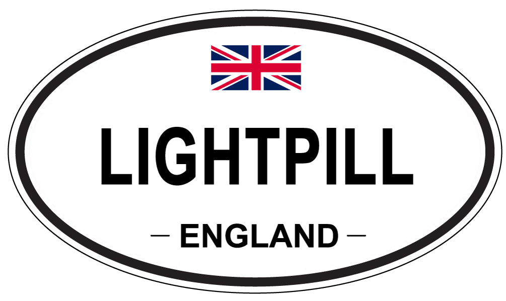 LIGHTPILL, England - Oval Magnet