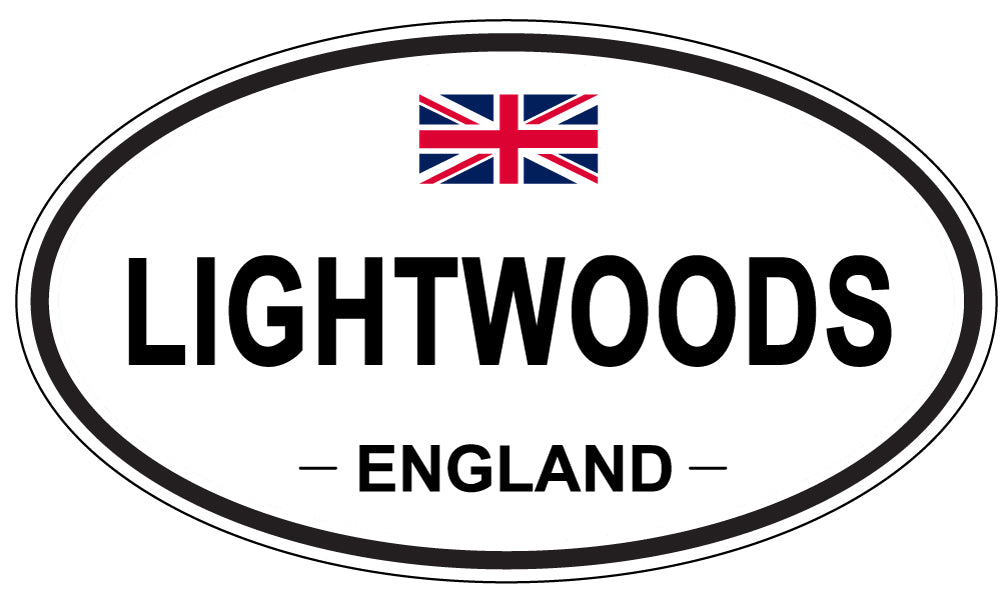 LIGHTWOODS, England - Oval Magnet