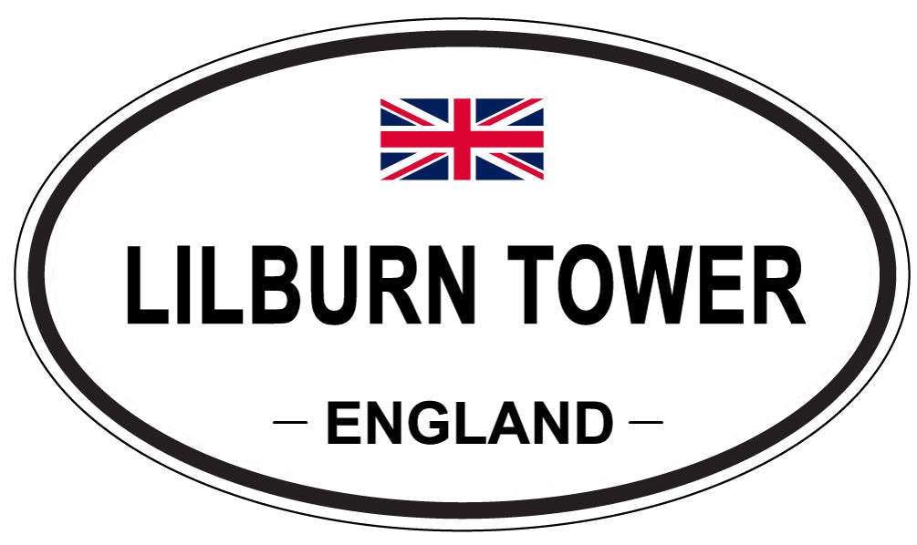 LILBURN TOWER, England - Oval Magnet