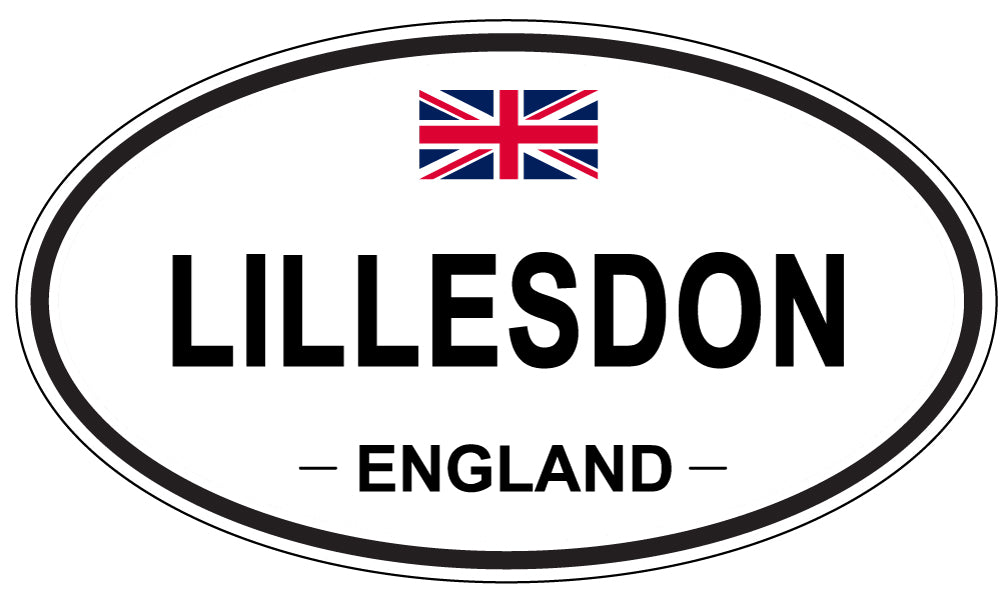 LILLESDON, England - Oval Magnet