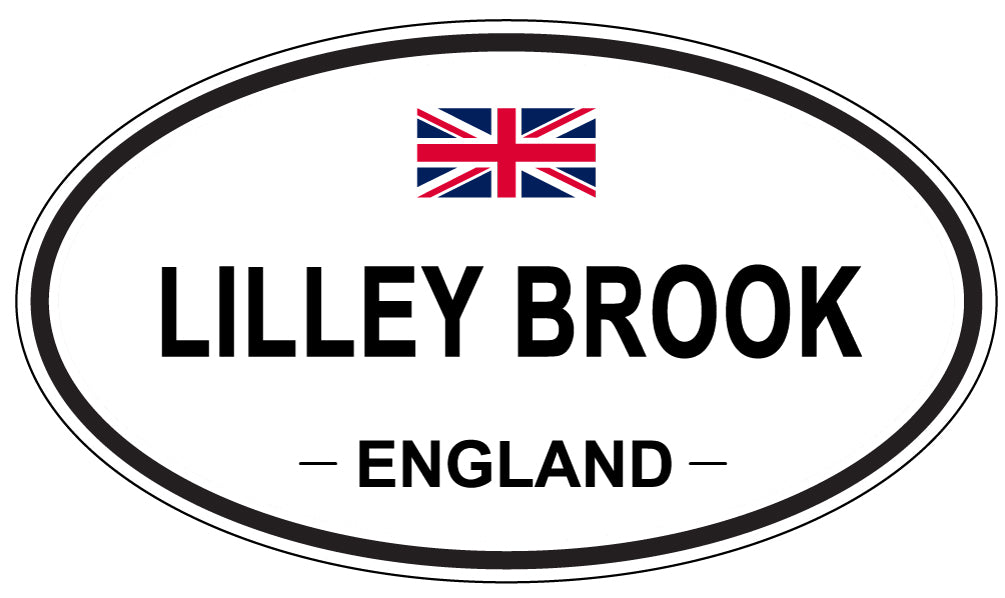 LILLEY BROOK, England - Oval Magnet