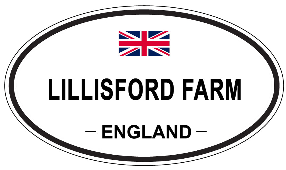 LILLISFORD FARM, England - Oval Magnet