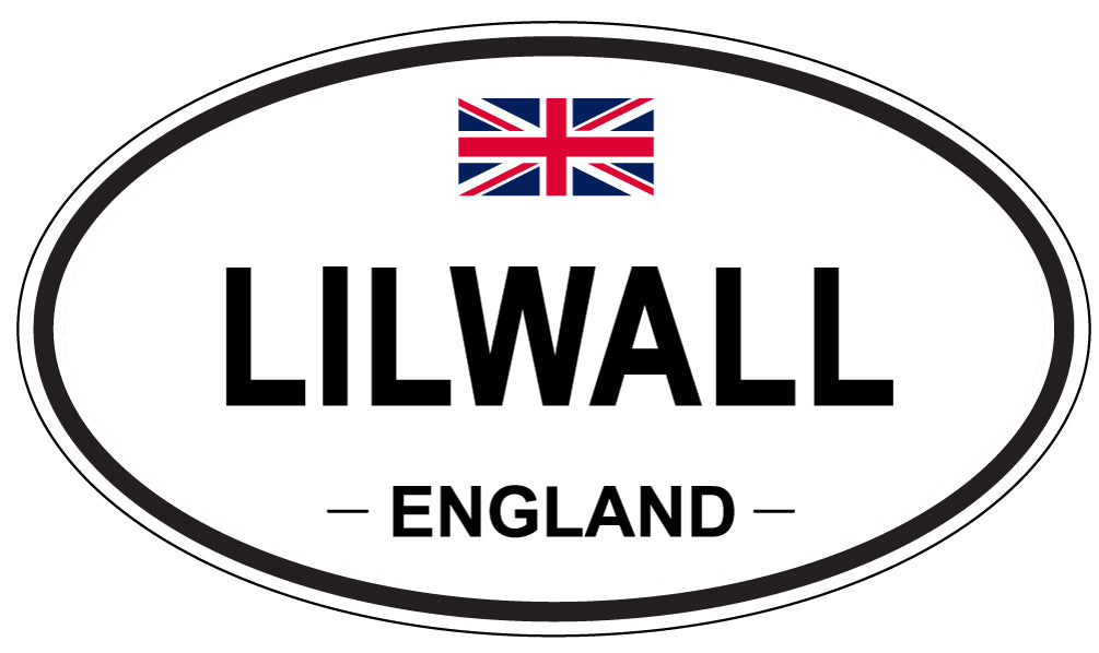 LILWALL, ENGLAND - Oval Sticker
