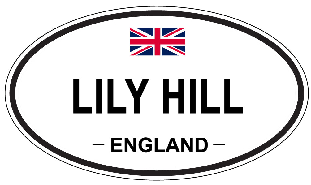 LILY HILL, England - Oval Magnet