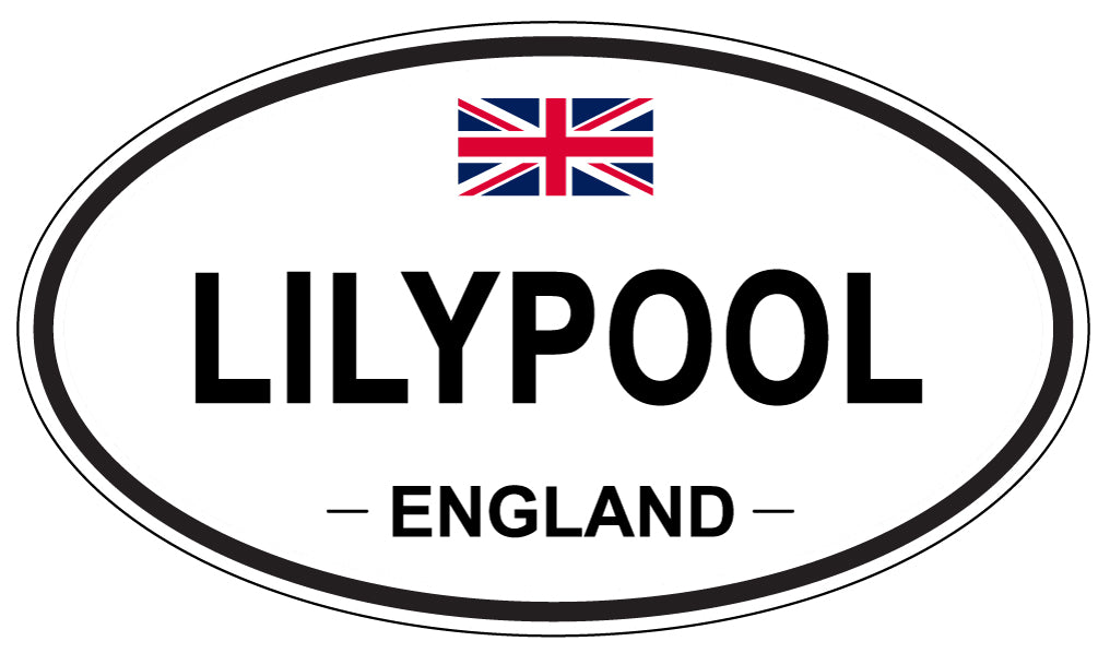 LILYPOOL, England - Oval Magnet