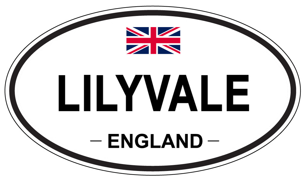 LILYVALE, England - Oval Magnet