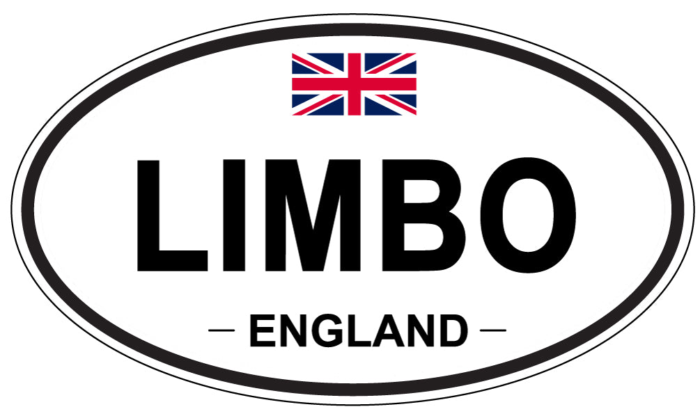 LIMBO, England - Oval Magnet