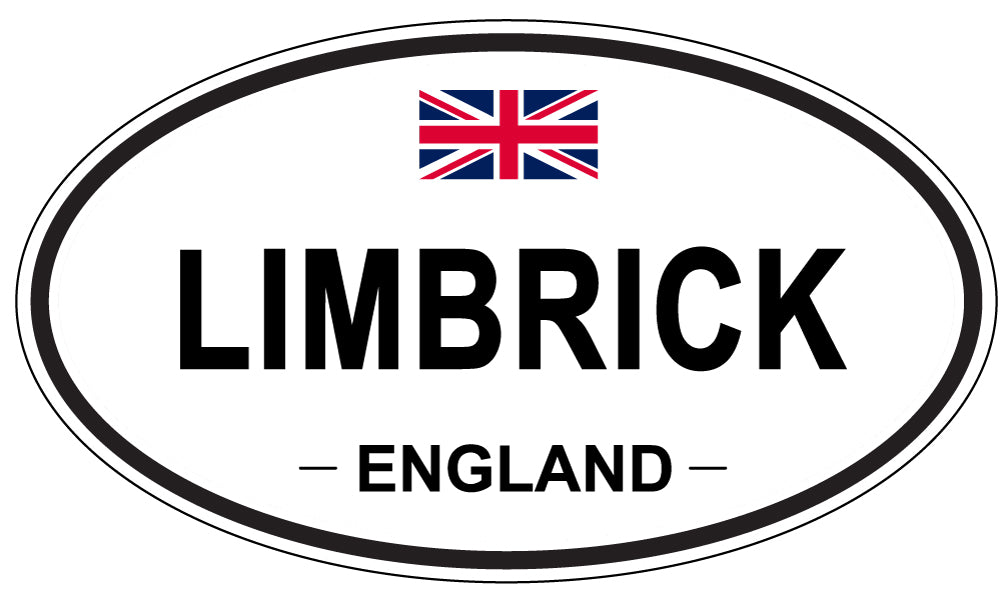 LIMBRICK, England - Oval Magnet