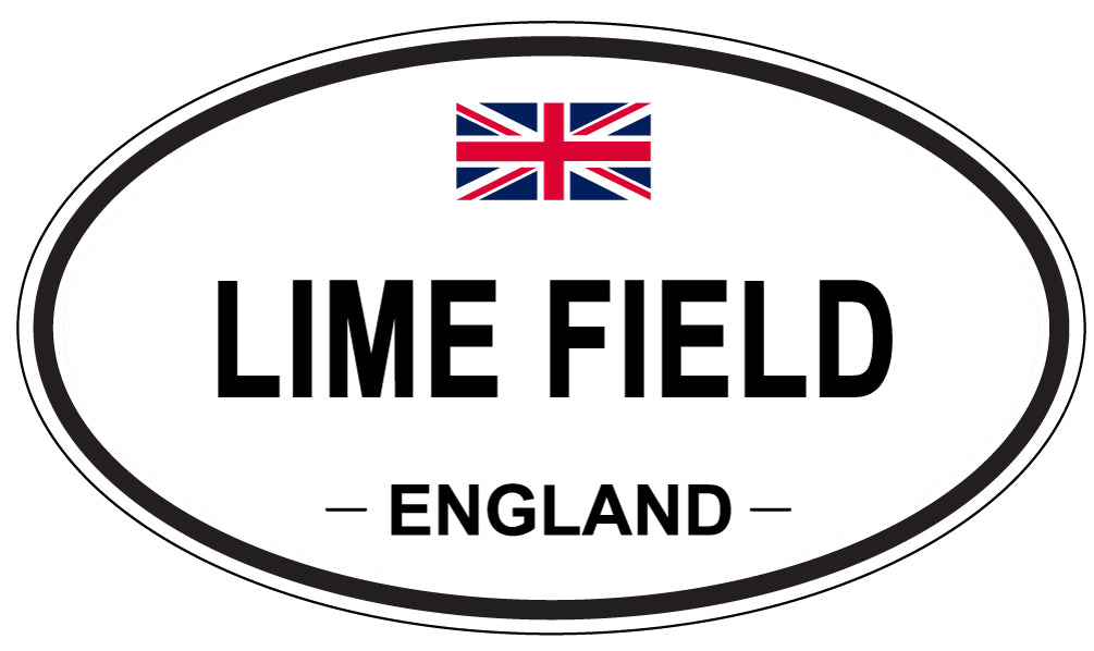 LIME FIELD, England - Oval Magnet