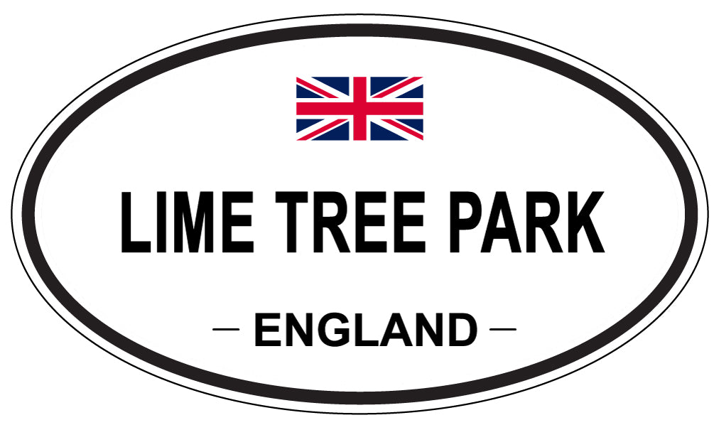 LIME TREE PARK, England - Oval Magnet