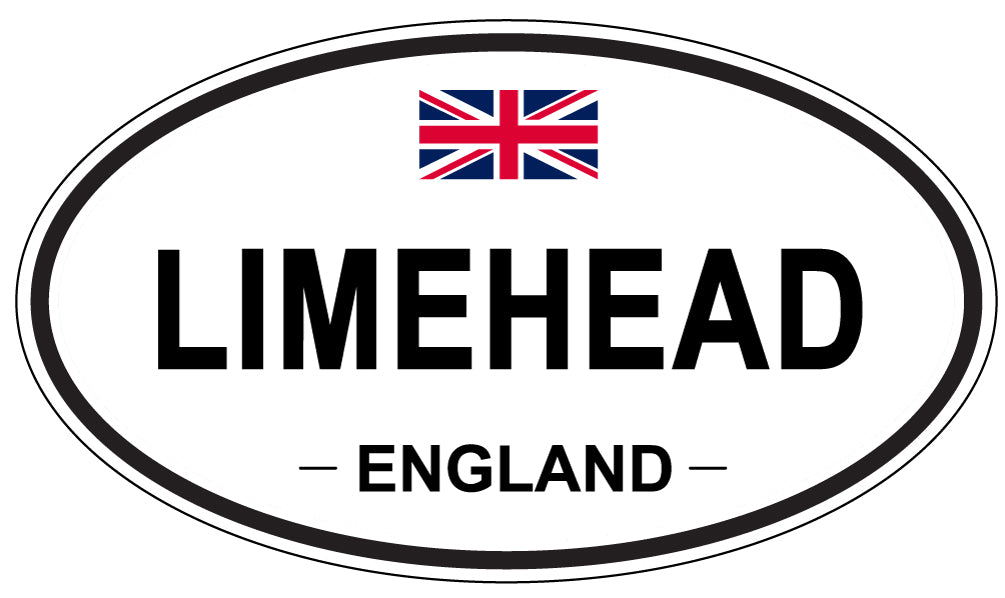 LIMEHEAD, ENGLAND - Oval Sticker