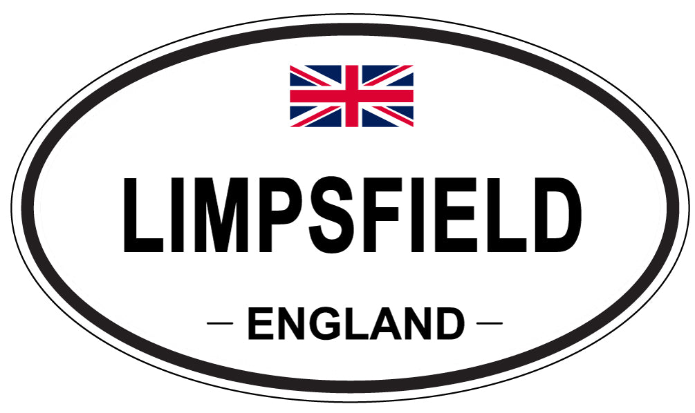 LIMPSFIELD, ENGLAND - Oval Sticker