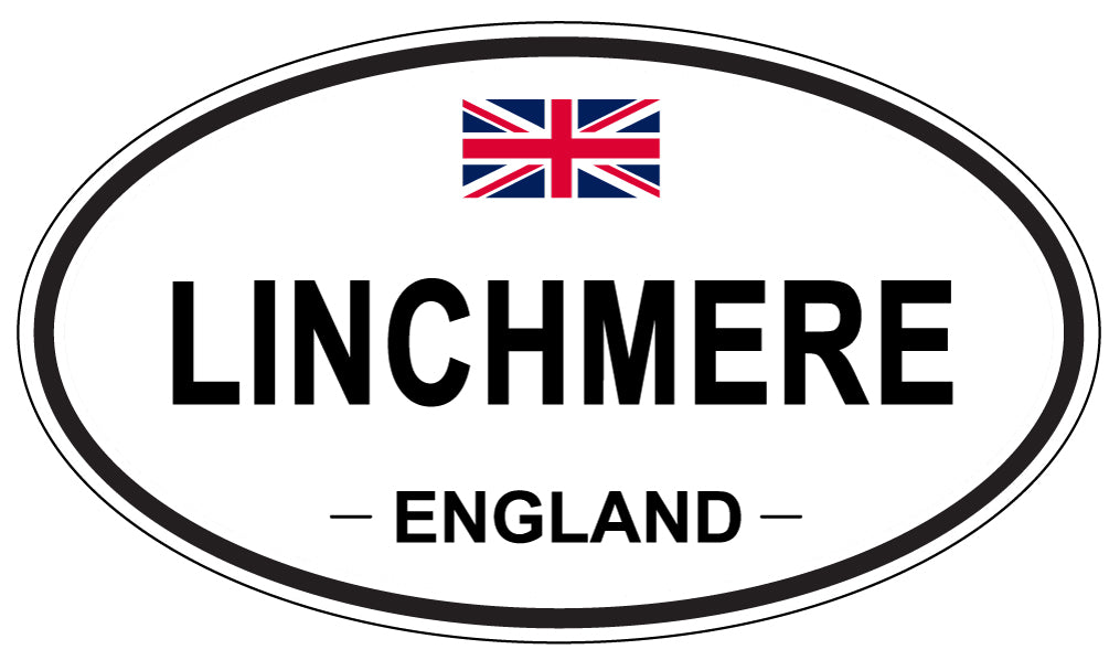 LINCHMERE, ENGLAND - Oval Sticker
