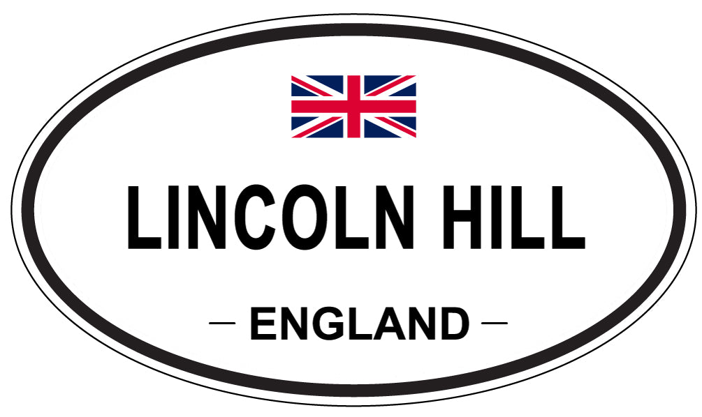 LINCOLN HILL, England - Oval Magnet