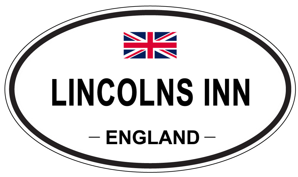 LINCOLNS INN, England - Oval Magnet