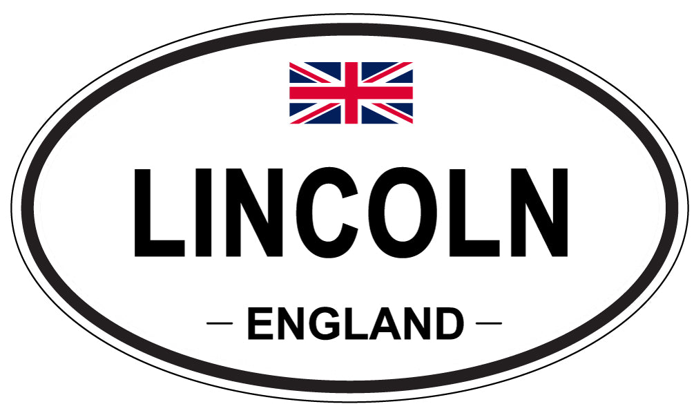 LINCOLN, England - Oval Magnet